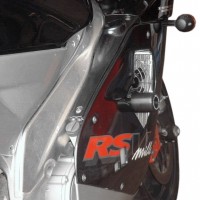 R&G Racing padací chrániče (horní) pro motocykly APRILIA RSV Mille ('98-'00), černé (pár)